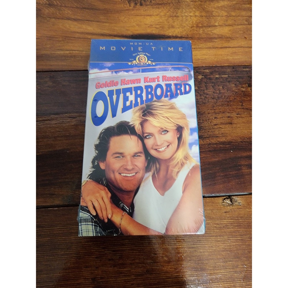 Overboard VHS‎ Sealed Goldie Hawn Kurt Russell
